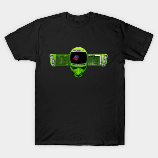 Windows Media Player Skin T-Shirt by Lukasking Tees